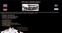 Desktop Screenshot of doprava.cx